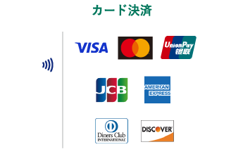 可能なカードの種類